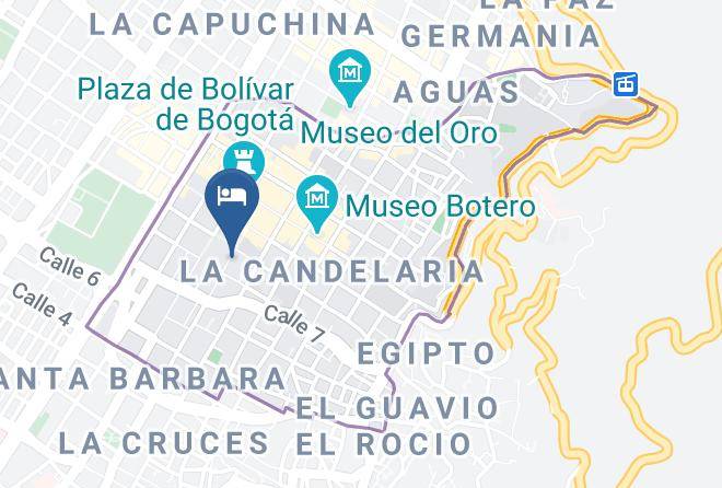 Bogota - Hotel La Fuente J N Maps
