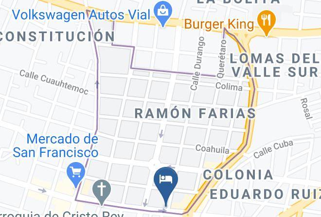 Uruapan - Hotel La Fuente Maps