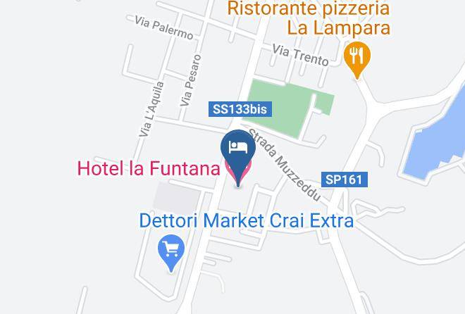 Sassari - Hotel La Funtana Maps