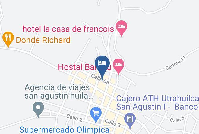 San Agustin - Hotel La Gaitana Maps