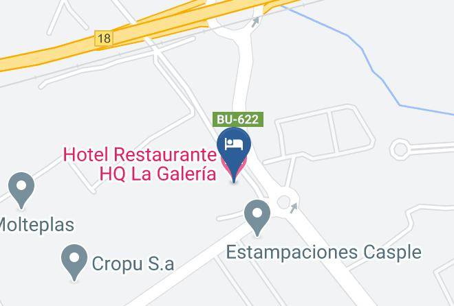 Burgos - Hotel Restaurante Hq La Galeria Maps