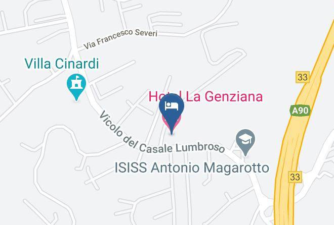 Rome - Hotel La Genziana Maps