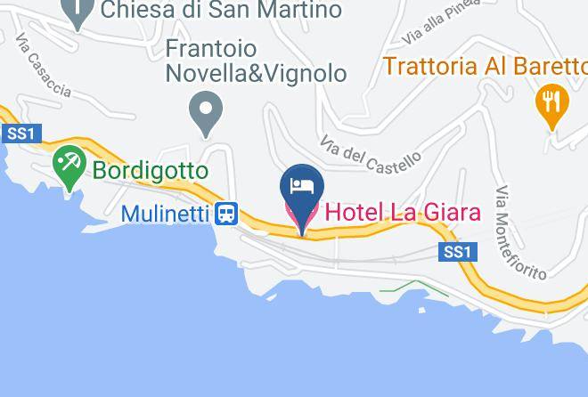 Genoa - Hotel La Giara Maps