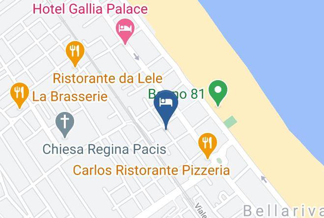 Rimini - Hotel La Gioiosa Maps
