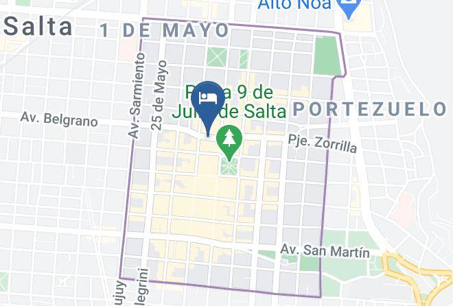 Salta - Hotel La Giralda Maps