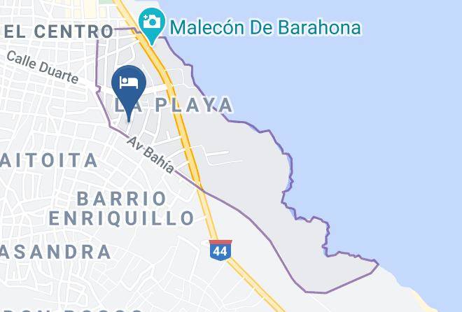 Santa Cruz De Barahona - Hotel La Gloria Maps