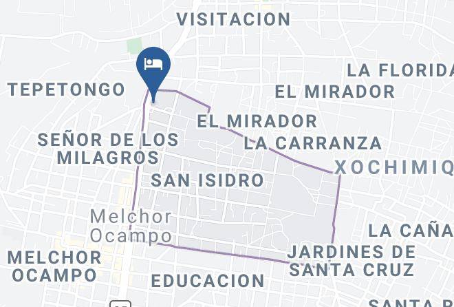 Melchor Ocampo - Hotel La Glorieta Maps