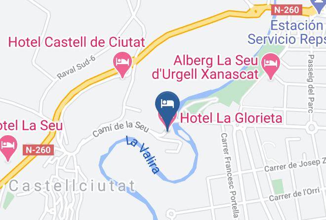 Lleida - Hotel La Glorieta Maps