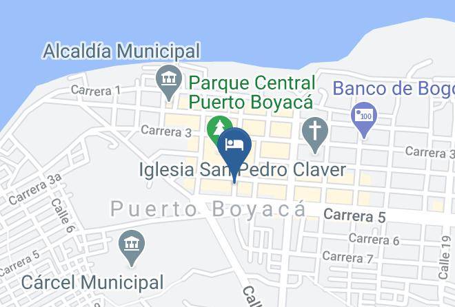 Hotel La Gran Esquina Map - Boyaca - Puerto Boyaca