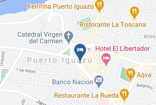 Puerto Esperanza - Hotel La Gran Manzana Iguazu Maps