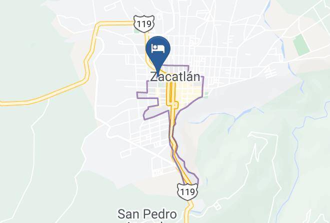 Zacatlan - Hotel La Gran Manzana Maps