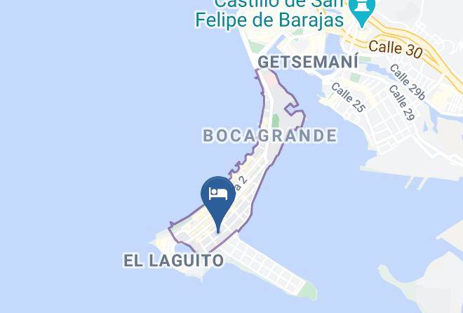 Cartagena De Indias - Hotel La Gran Via Cartagena Maps