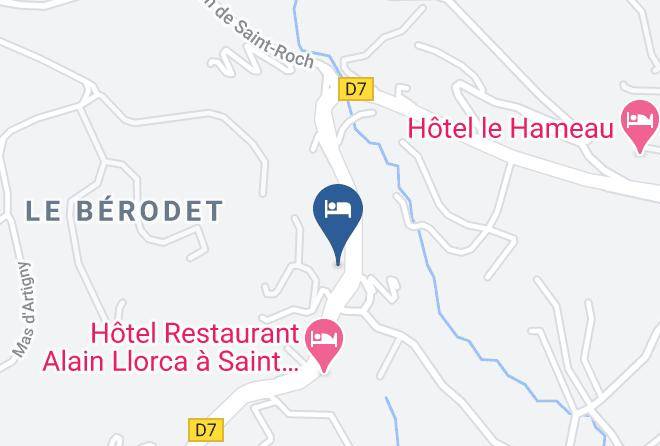 Maritime Alps - Hotel La Grande Bastide Maps