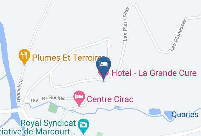 Luxemburg Province - Hotel La Grande Cure Maps