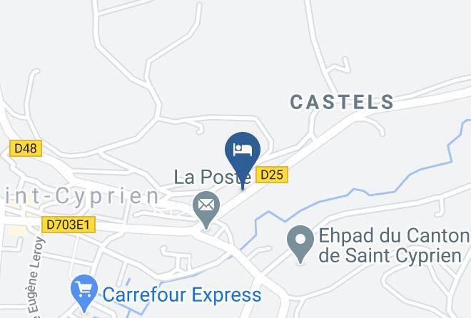 Dordogne - Hotel La Gravette Maps