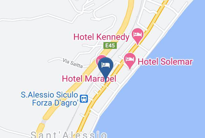 Messina - Hotel La Grotta Di Foti Santo Maps