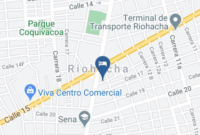 Riohacha - Hotel La Guajira Maps