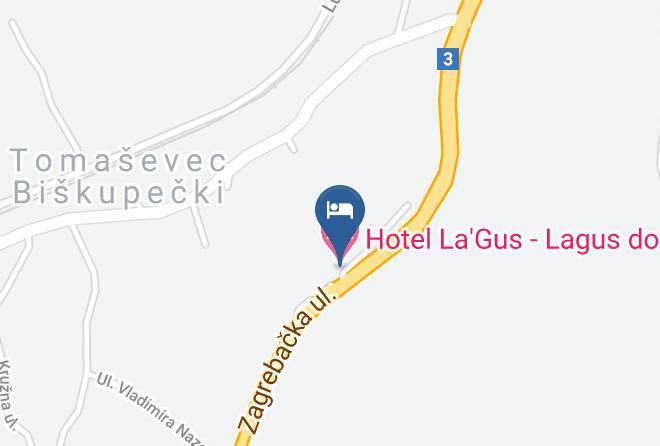 Gornji Kneginec - Hotel La'gus Lagus Doo Maps