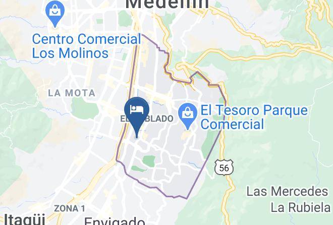 Medellin - Hotel La Habana Vieja Medellin Maps