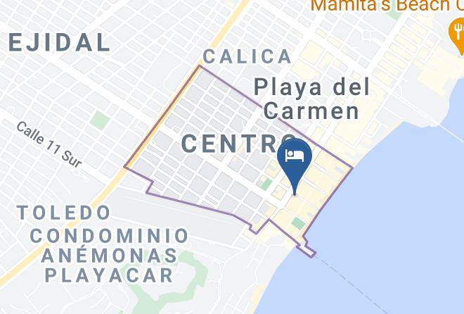Solidaridad - Hotel La Hacienda Del Caribe Maps