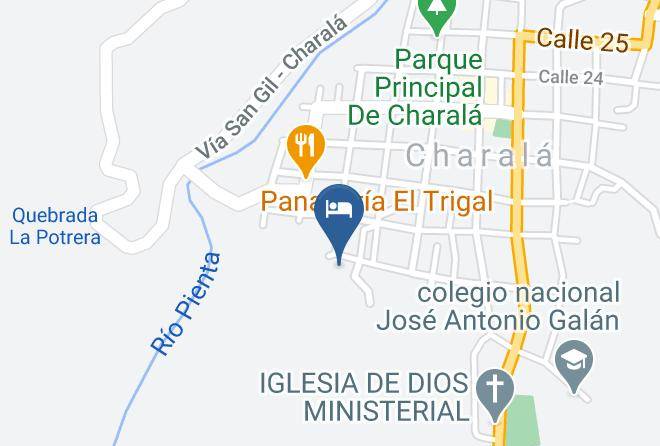 Charala - Hotel La Hacienda Del Pienta Maps
