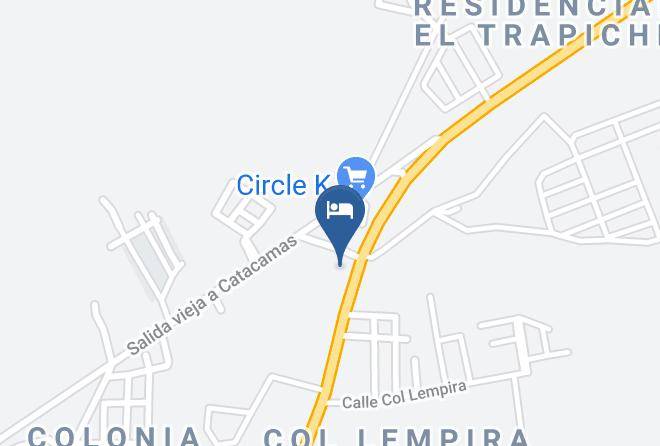 Juticalpa - Hotel La Hacienda Maps