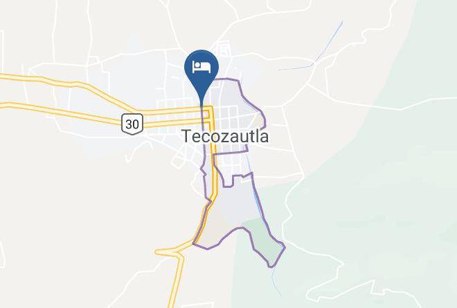 Tecozautla - Hotel La Herradura Maps