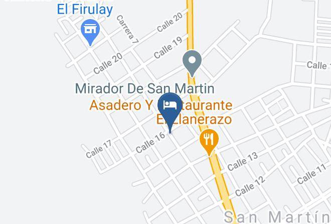 Hotel La Herradura Map