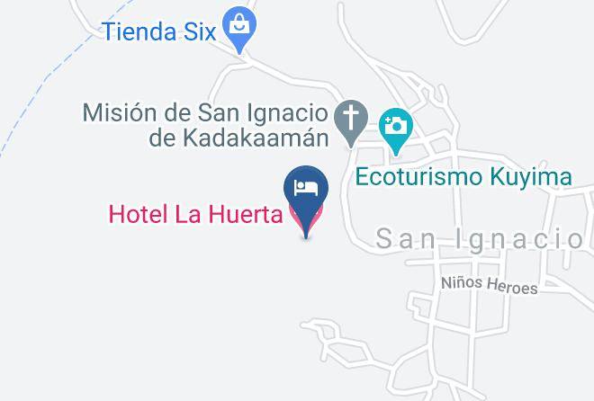 Mulege - Hotel La Huerta Maps