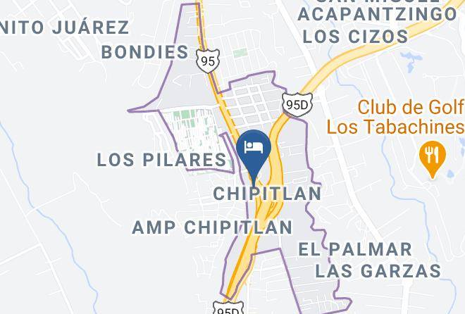 Cuernavaca - Hotel La Iguana Maps