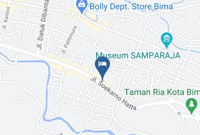 Kota Bima - Hotel La Ila Maps