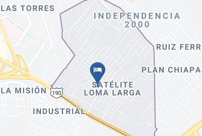 Tuxtla Gutierrez - Hotel La Ilusion Maps
