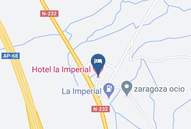 Zaragoza - Hotel La Imperial Maps