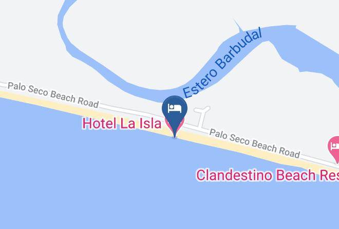 Parrita - Hotel La Isla Maps