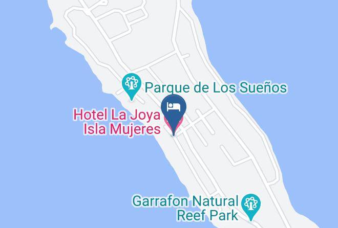 Isla Mujeres - Hotel La Joya Isla Mujeres Maps