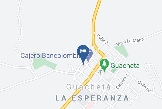 Guacheta - Hotel La Labranza Maps