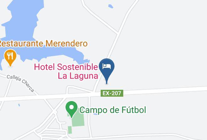 Caceres - Hotel La Laguna Maps