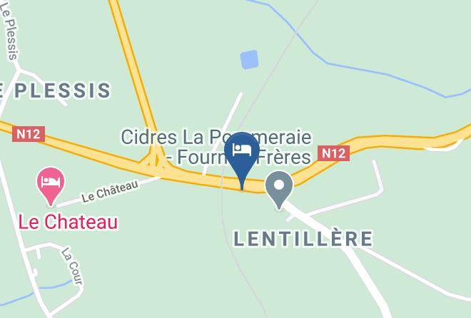 Orne - Hotel La Lentillere Maps