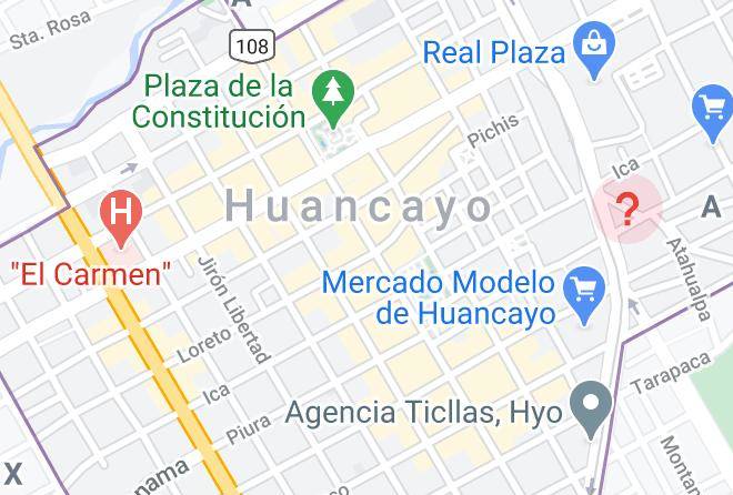 Huancayo - Hotel La Llamita Maps