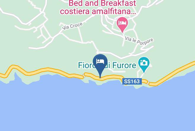 Hotel La Locanda Del Fiordo Furore Map