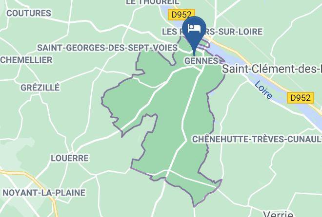 Maine Et Loire - Hotel La Longue Vue Maps
