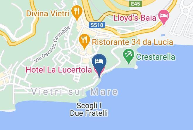 Salerno - Hotel La Lucertola Maps