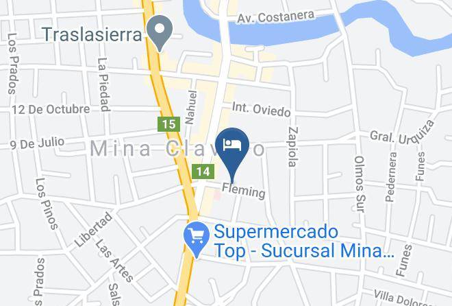 San Alberto Department - Hotel La Lucila Maps