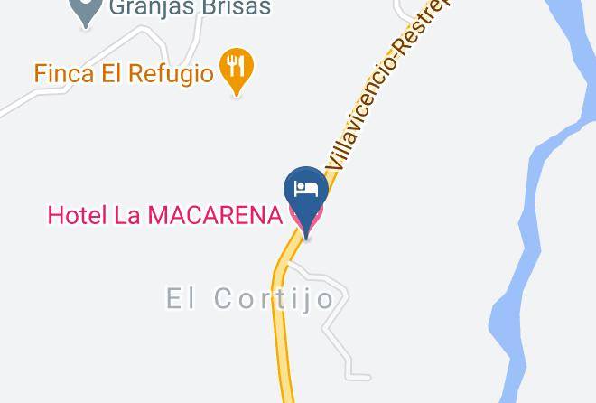 Restrepo - Hotel La Macarena Maps