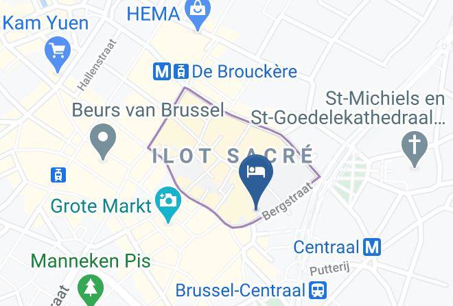 Brussels - Hotel La Madeleine Maps