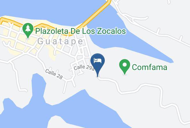 Guatape - Hotel La Madriguera Guatape Maps