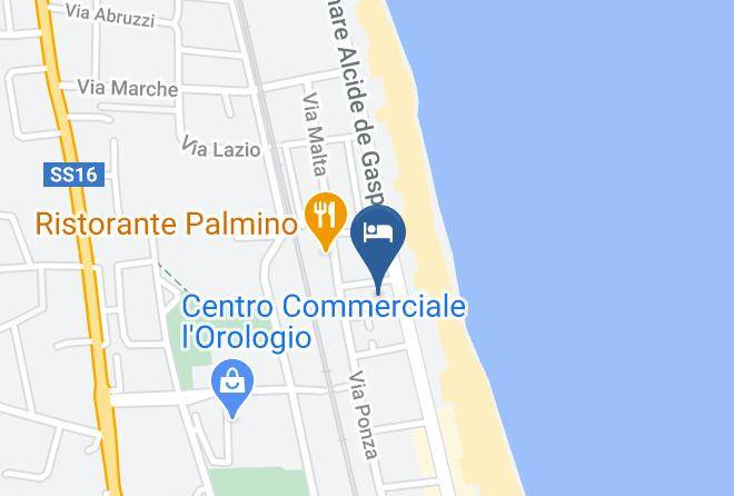Ascoli Piceno - Hotel La Maestra Grottammare Maps