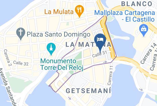 Cartagena De Indias - Hotel La Magdalena Maps