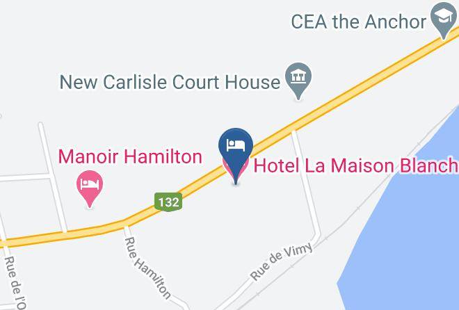 Bonaventure Regional County Municipality - Hotel La Maison Blanche Maps
