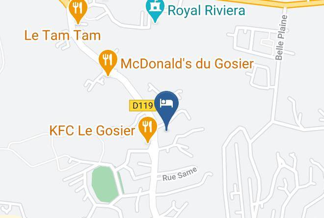 Le Gosier - Hotel La Maison Creole Maps